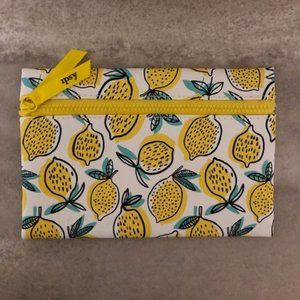 3/$12 NWOT Ipsy Lemony Lemon Cosmetic Bag